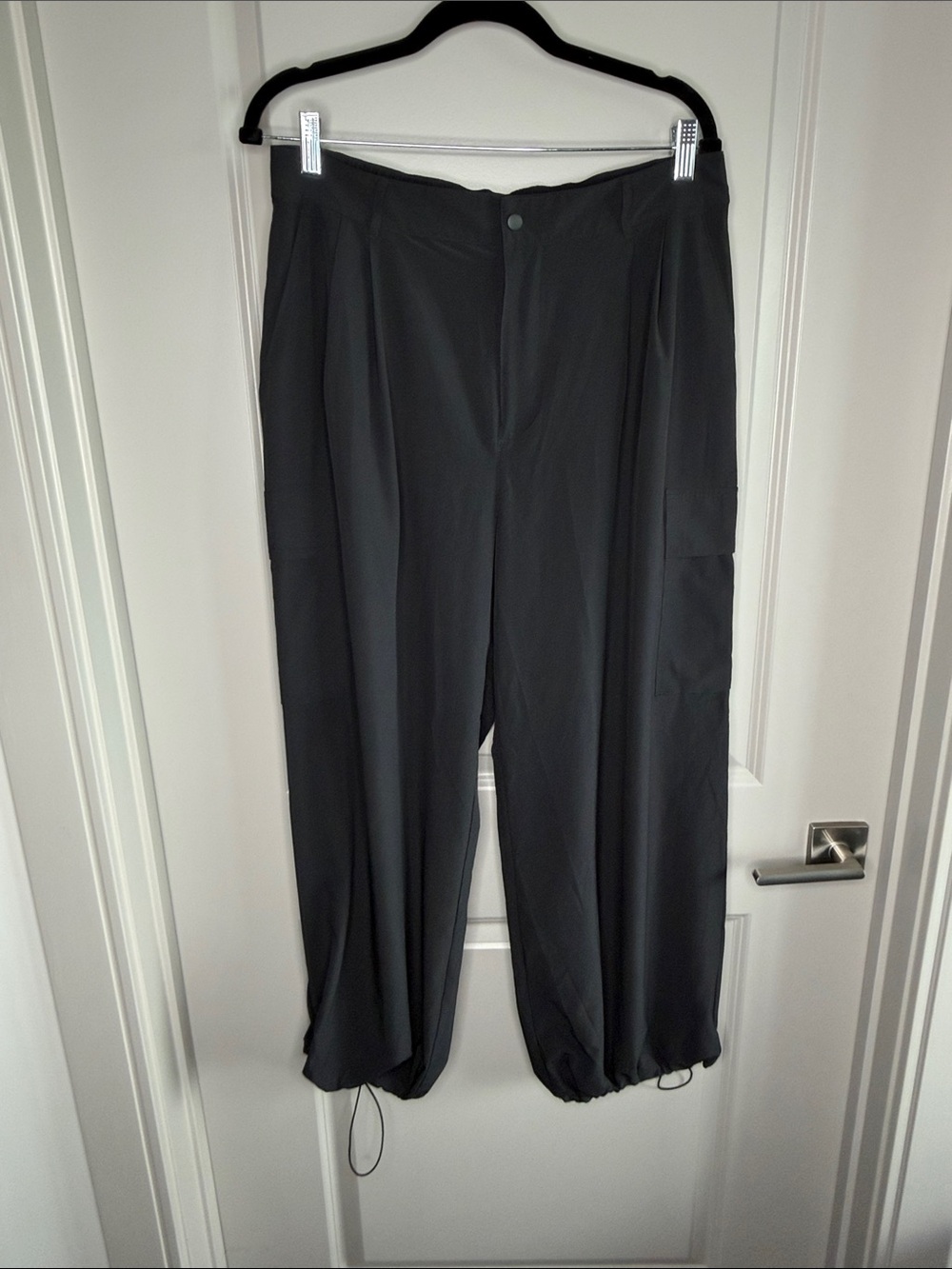 GAP Black Women's Drawstring Hem Track Pants